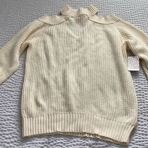 Elegant Cream Women's Sweater NWT